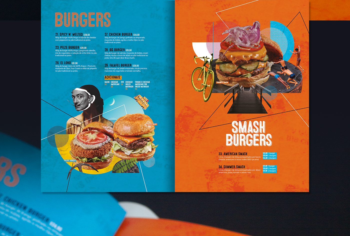 cool collage colagem menu cardápio anker mar hamburgueria balneário camboriú bc