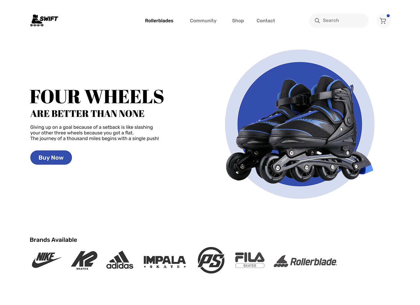 Figma landing page product design  rollerblade ui design UI/UX user experience UserInterface Web Design  Website