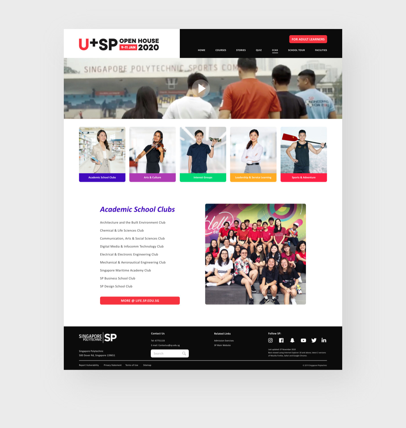 school website ui design Website Design