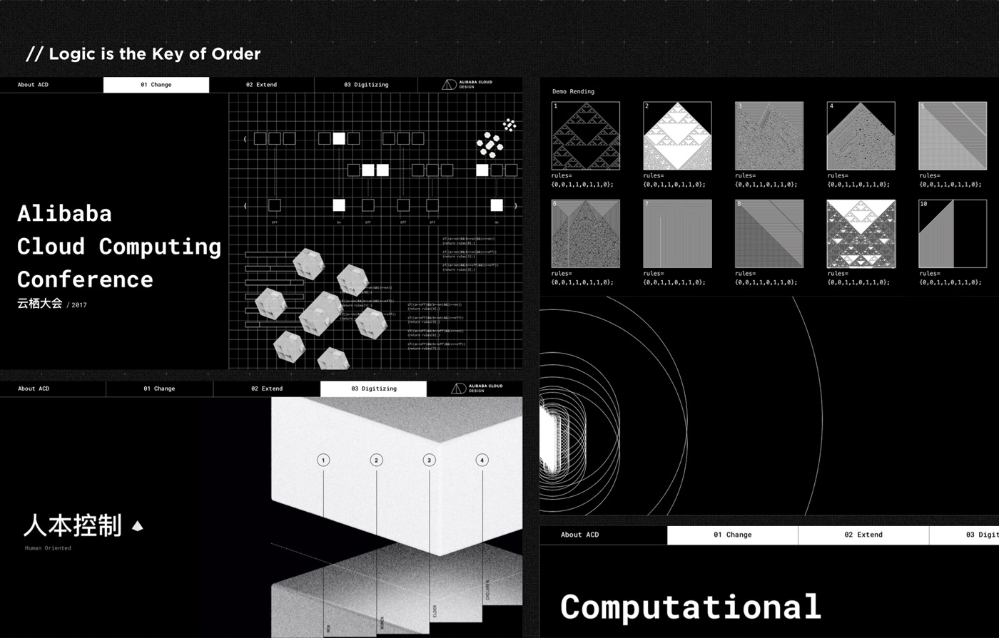 3D alibaba cloud component design evolution interactive language visual