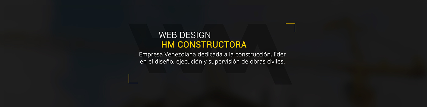 OBRA construccion empresa Webdesign Web interfaz construction Work  hard work venezuela