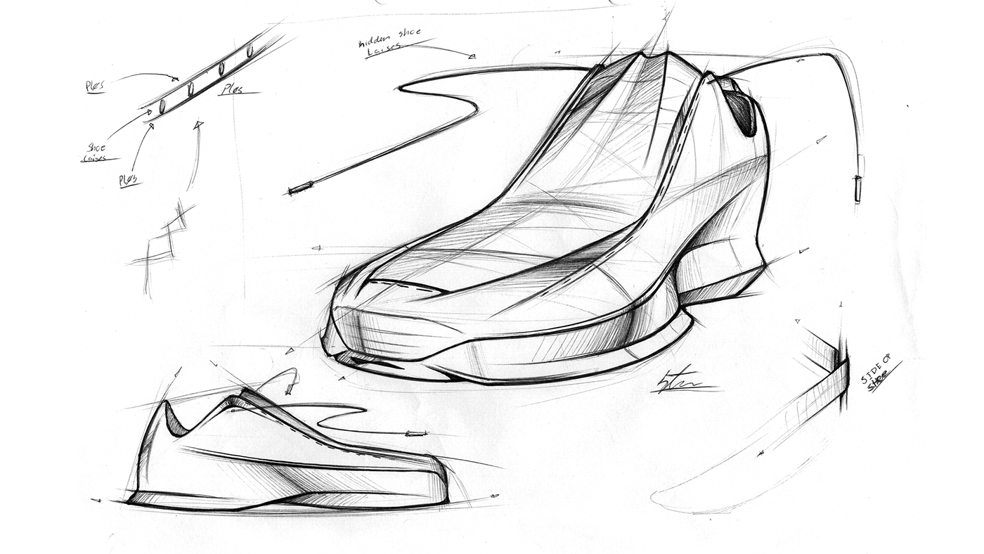 Shoe Sketches on Behance