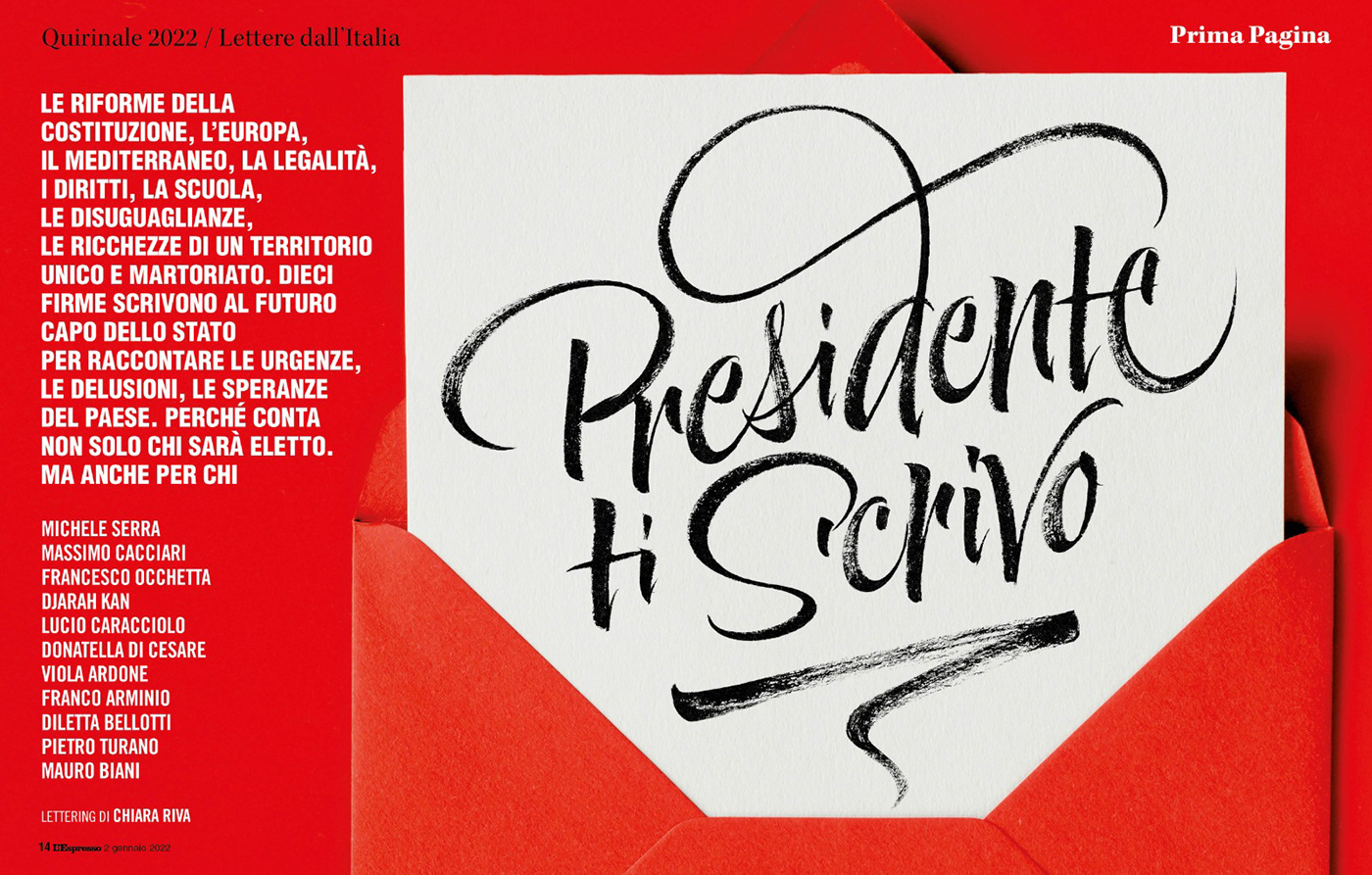 calligrafia copertina cover design editorial magazine rivista