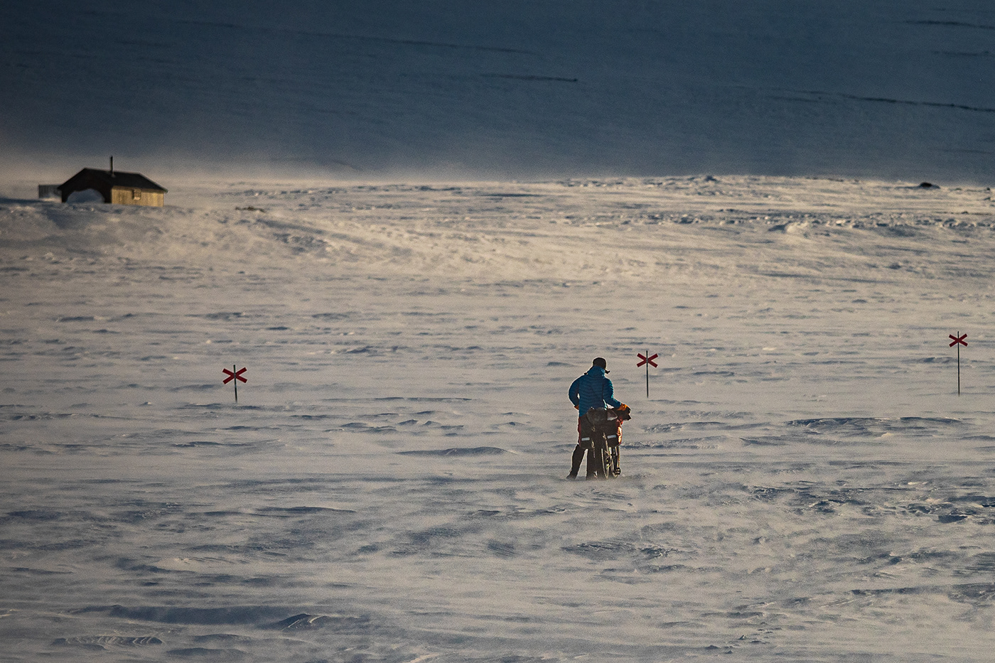 adventure Arctic aurora Cycling epic north snow winter Landscape Photography 