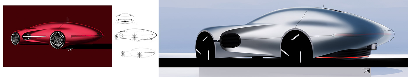 automotive   blender portfolio mercedes doodle cardesign carsketch transportation concept Digital Art 