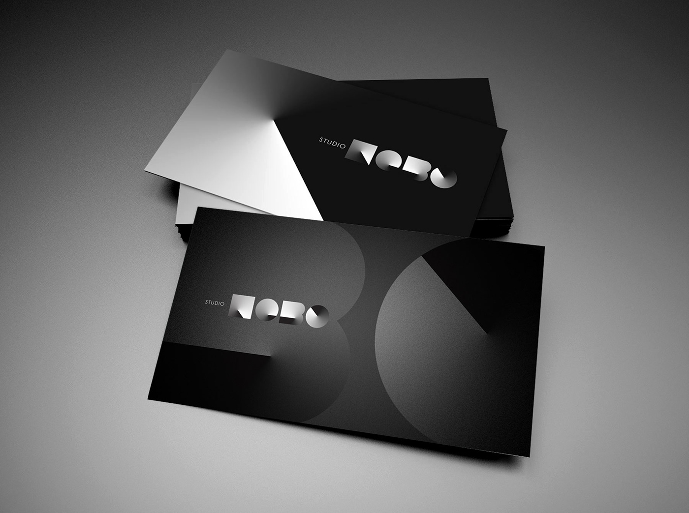 logo design black White nobo logodesign graphic graphicdesign