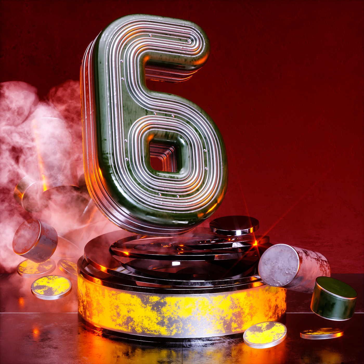 3D CGI 3DType type lettering 36DOT 36daysoftype font abstract