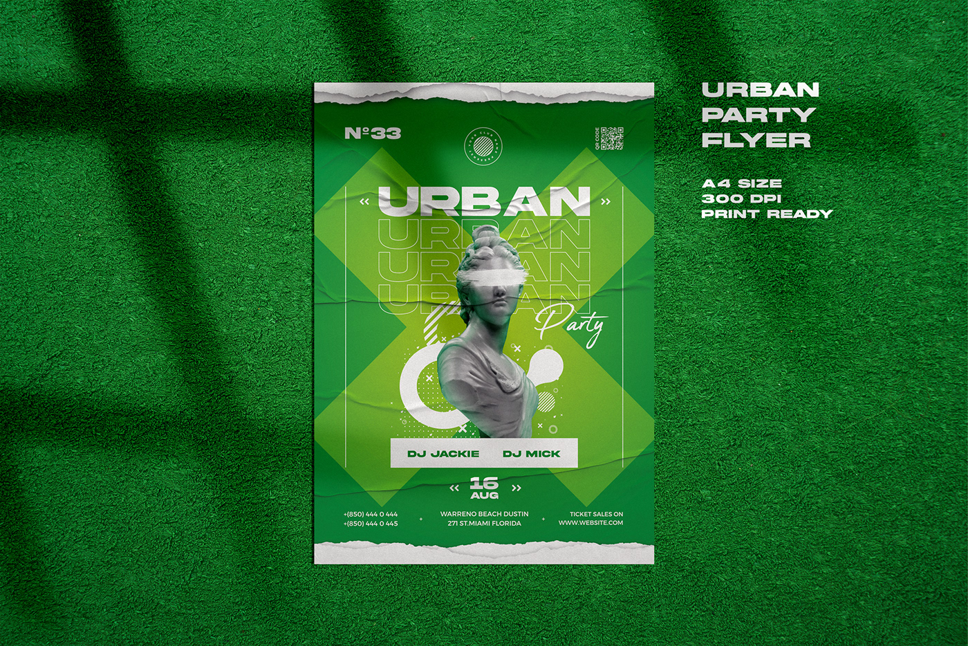 club concert Event festival flyer music party Urban urban party flyer template