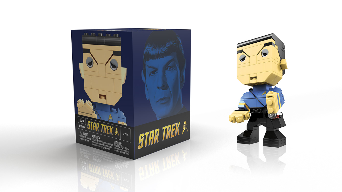 Bungie collectible Kubros mattel Mega Construx minions Packaging pop culture Star Trek toy