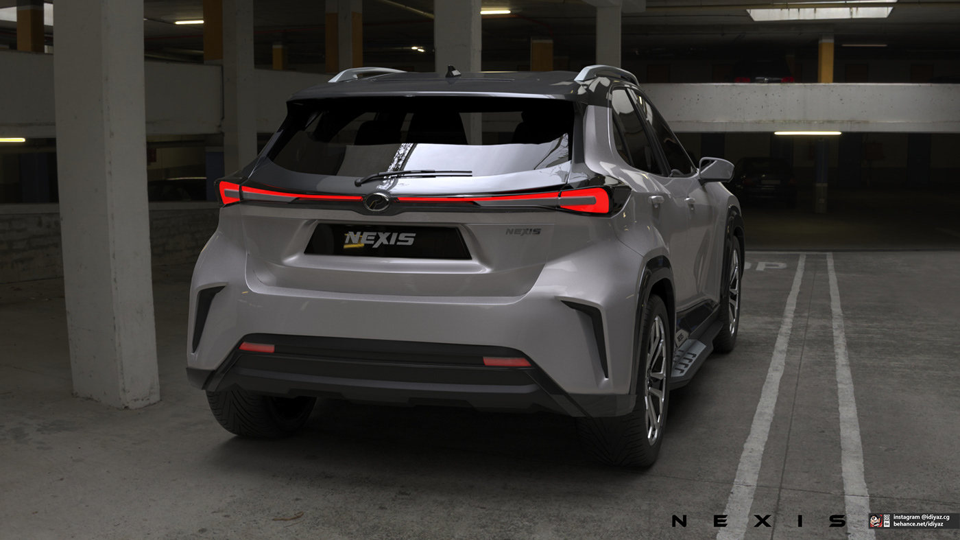 3D automotive   car malaysia perodua rendering