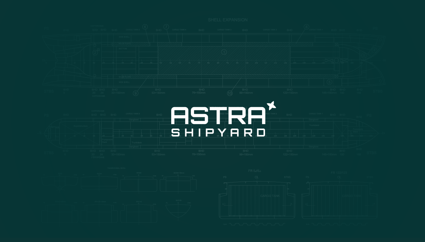 shipyard Website logo industrial astra star river