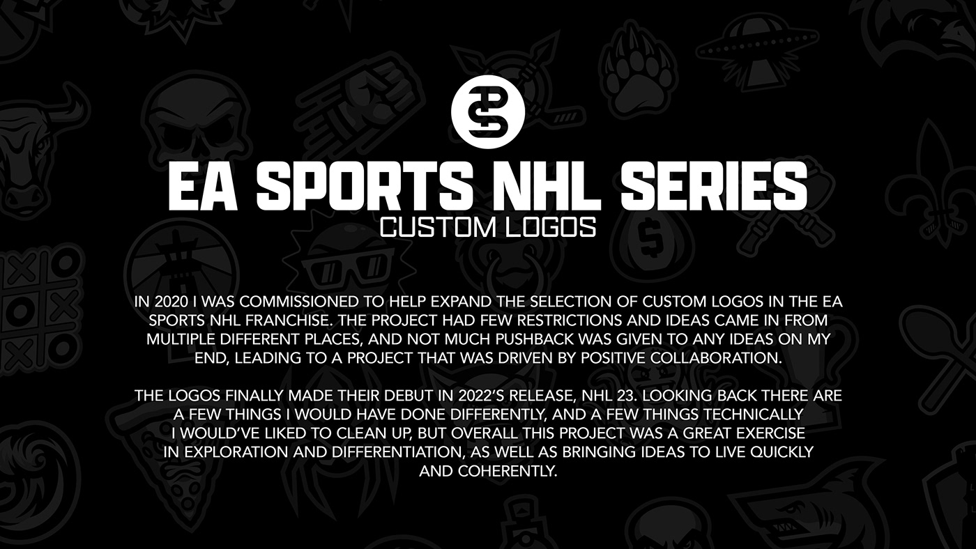 logo Logo Design Video Games sports game Sports logo Sports Branding NHL hockey