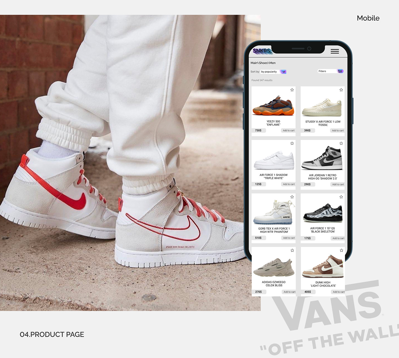 Adobe XD Figma landing page photoshop shoes sneaker ui design UI/UX Web Design  Website