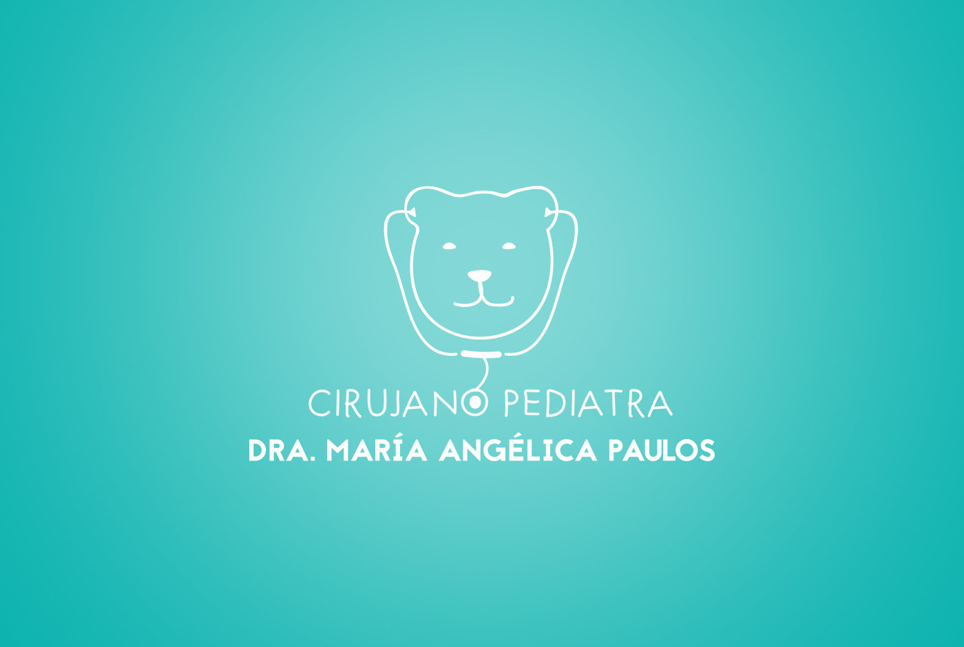 Logo Design logo Logotipo doctor dr. Doctora medico Pediatrician surgeon cirujano Stationery Papeleria