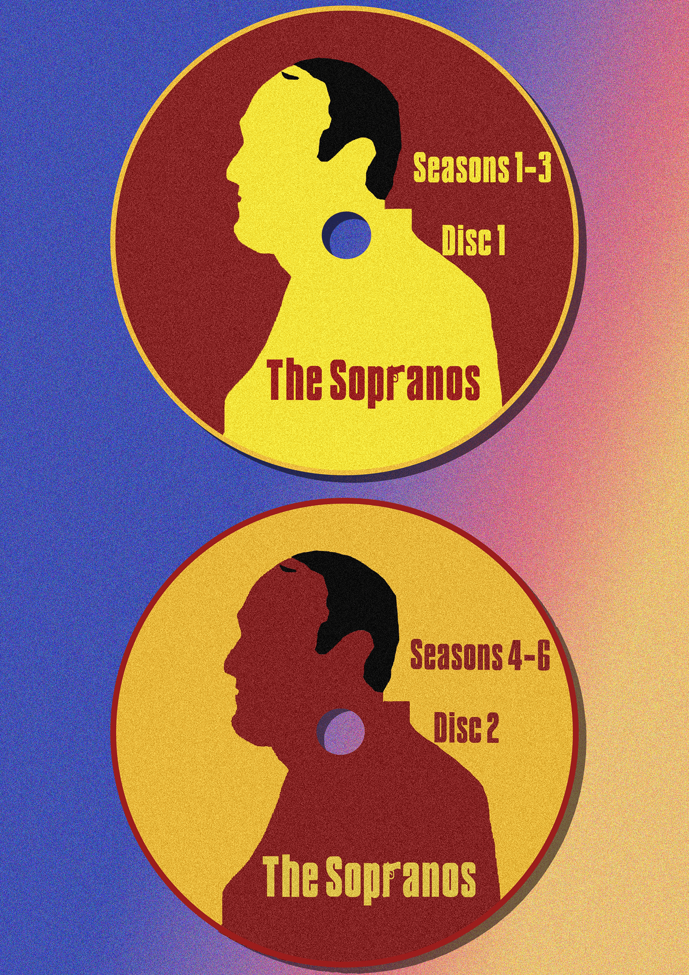 Sopranos tv movie poster typography   Graphic Designer Advertising  horror Friday The 13th slasher Jason Voorhees