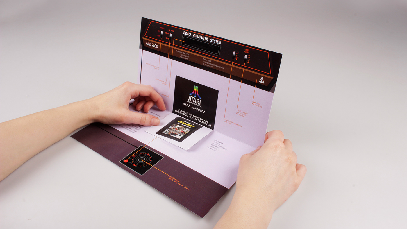 video Games consoles Booklet print vector graphics design Project