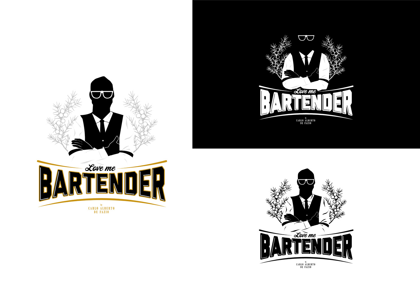 Barman bartender beverage brand cocktails ILLUSTRATION  illustrazione logo marchio rubrica