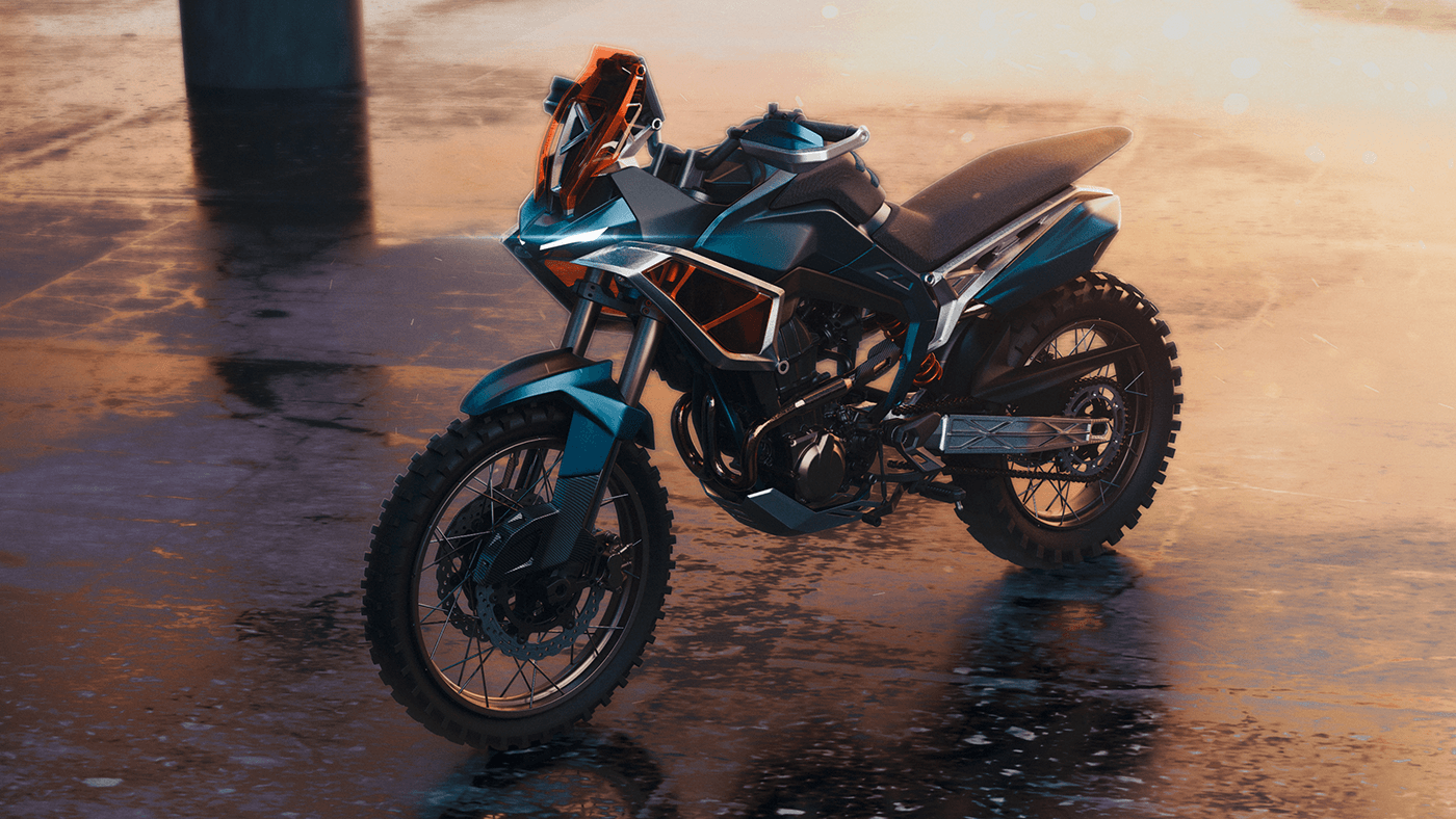 3D Bike motorcycle Motorcycle Concept concept Vehicle Transportation Design bike design moto Motorcycle Design