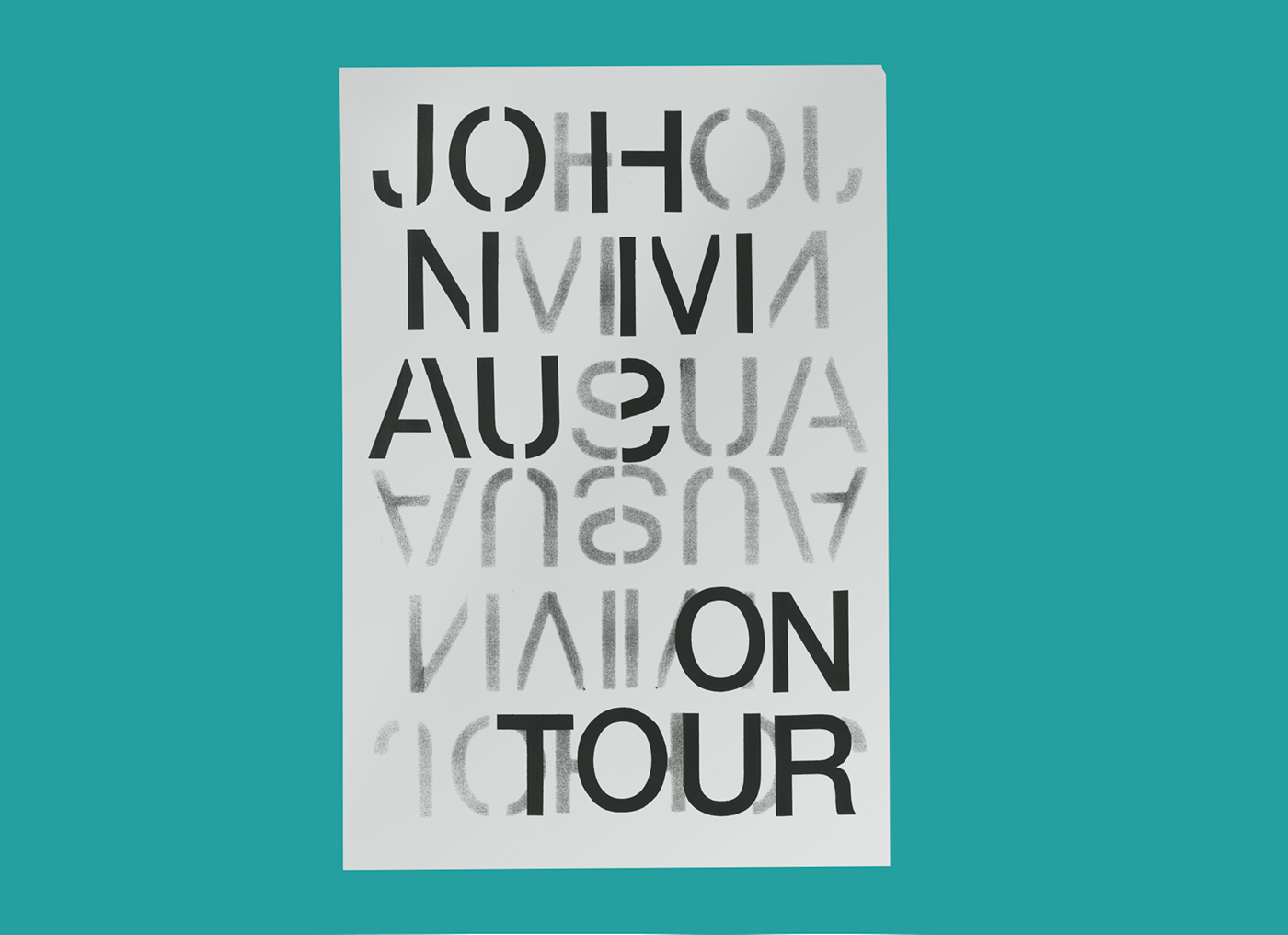 graphic john maus poster typography  
