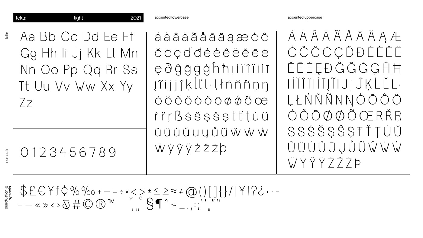clean design font modern specimen type Typeface typography  