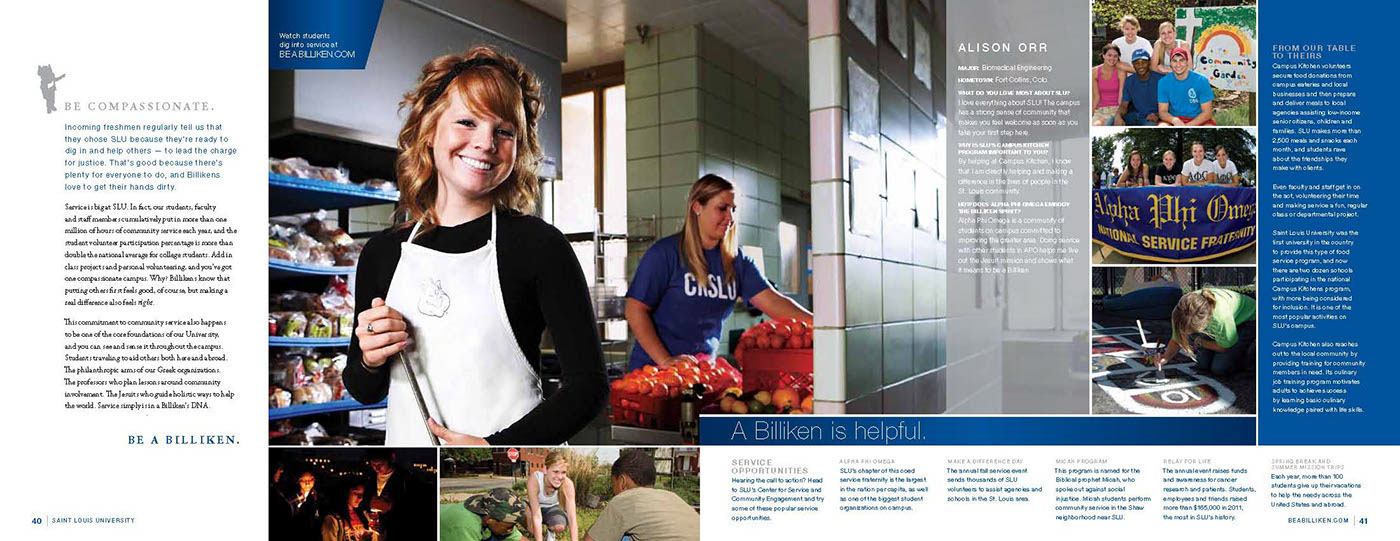 saint louis university be a billiken SLU st. louis University college billiken Mascot branding 