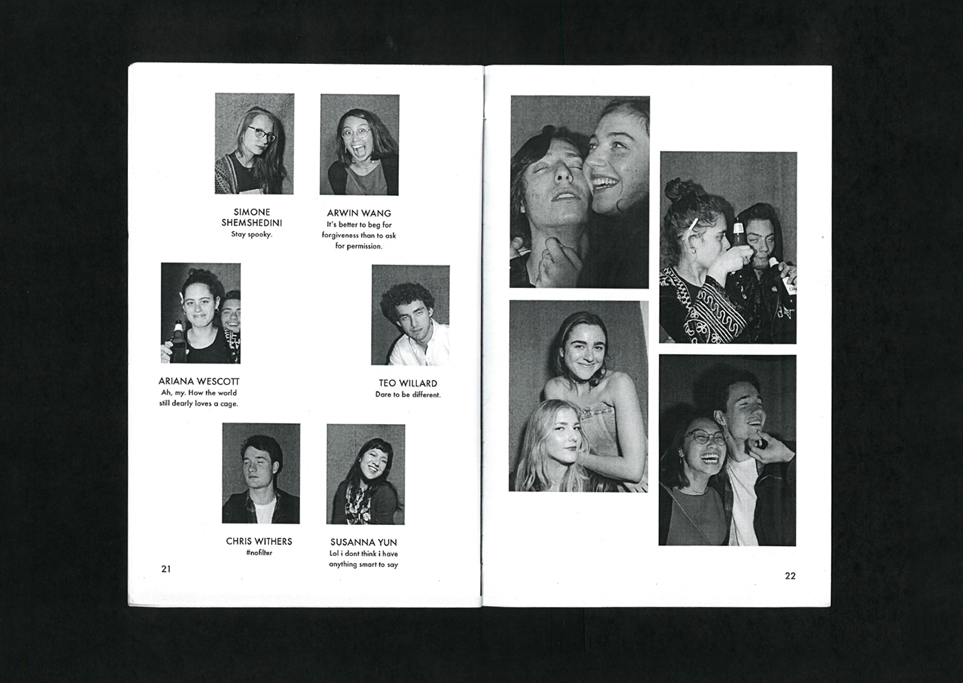 yearbook art school graduation 70s Retro lydian portraits Senior portrait High School college