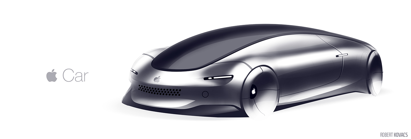 apple car concept automotive   sketch Auto Icar