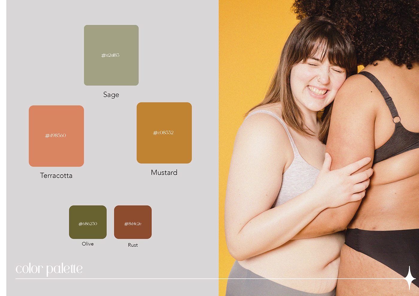 Brand Design brandbook branding  lingerie Logo Design Plus size portfolio presentation underwear visual identity