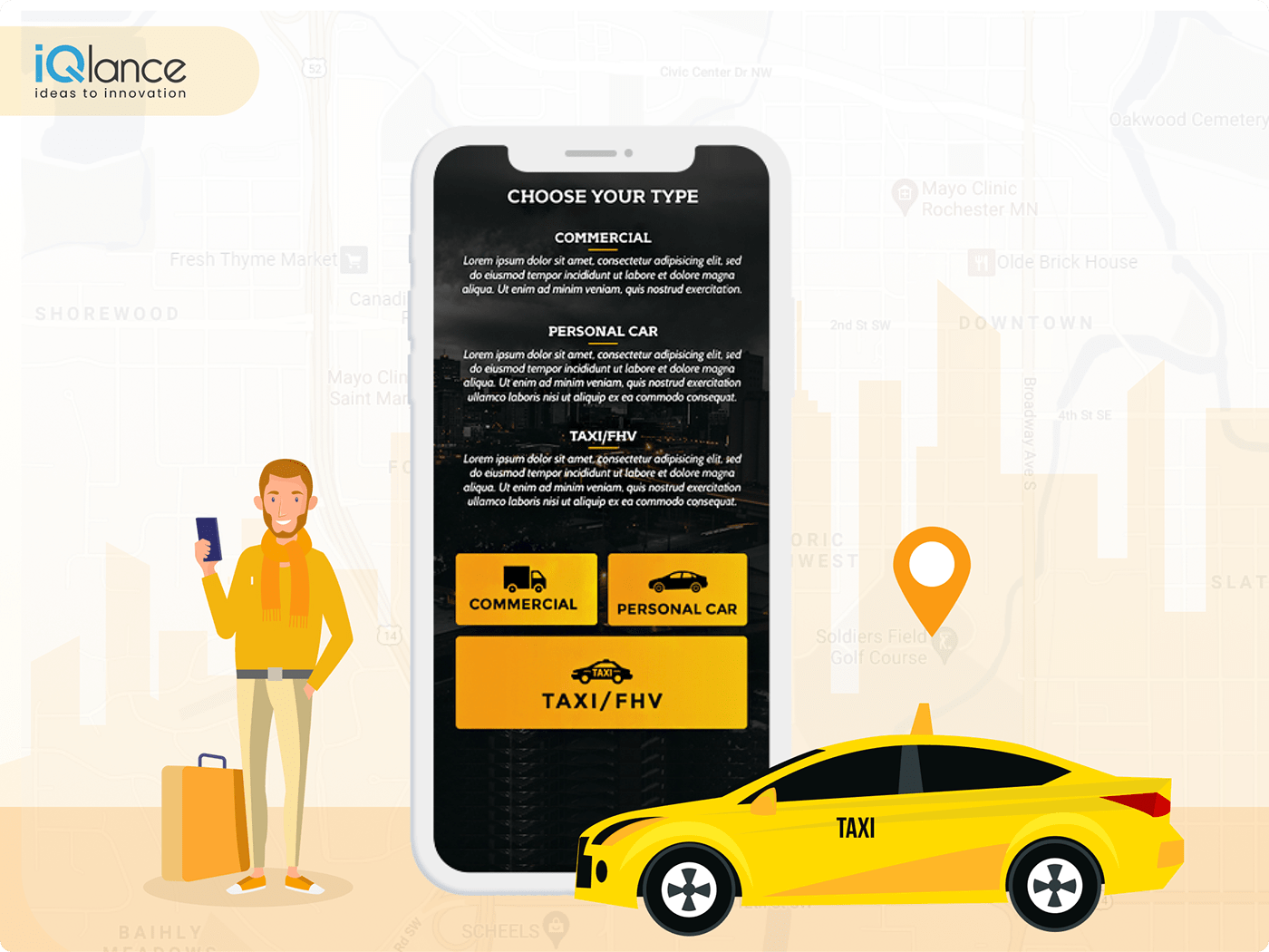 Android App Development cab booking app iOS App Development taxi app taxi development UI ui design ux UX design