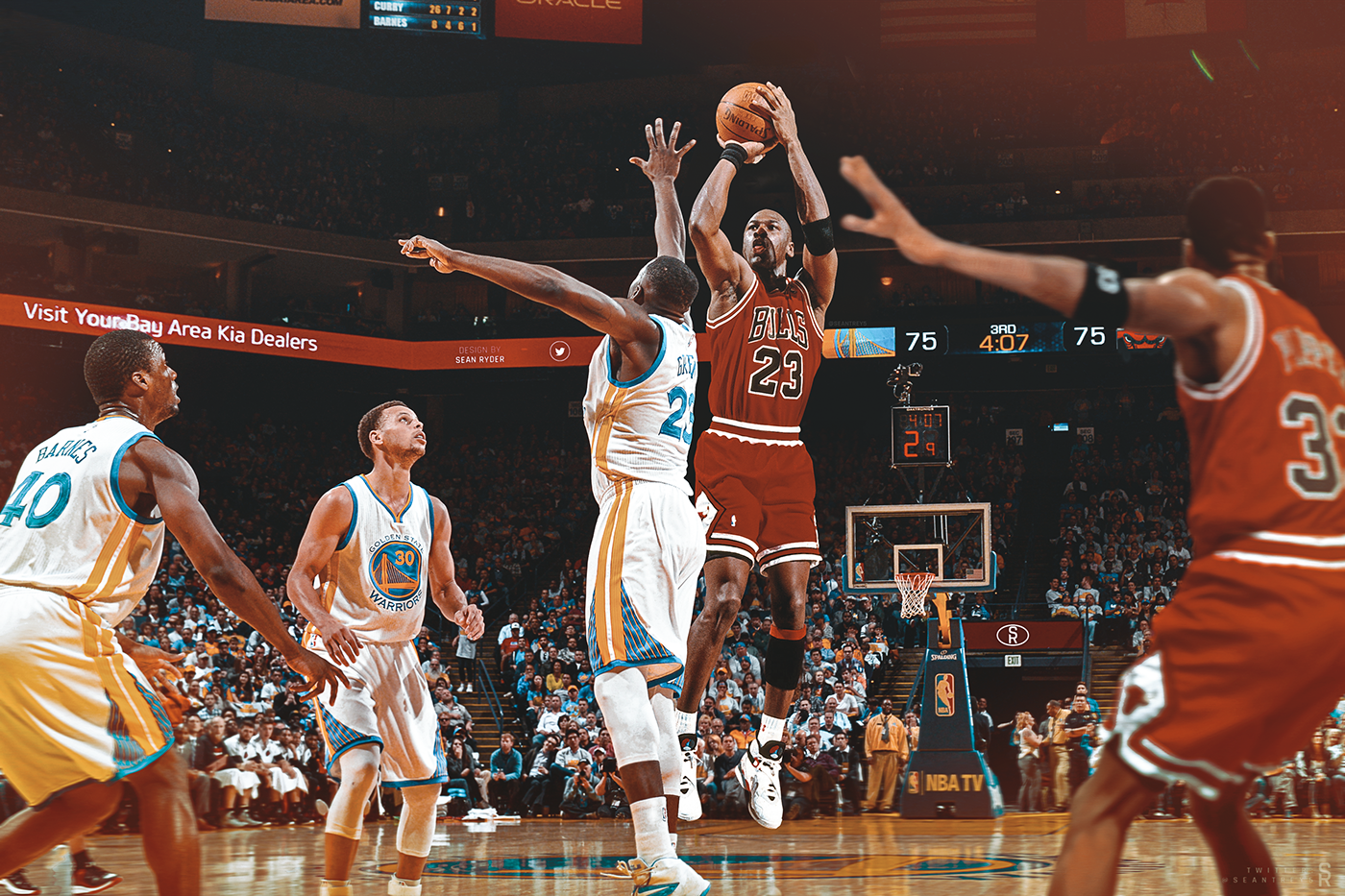 Bulls vs Warriors: The Ultimate Matchup on Behance