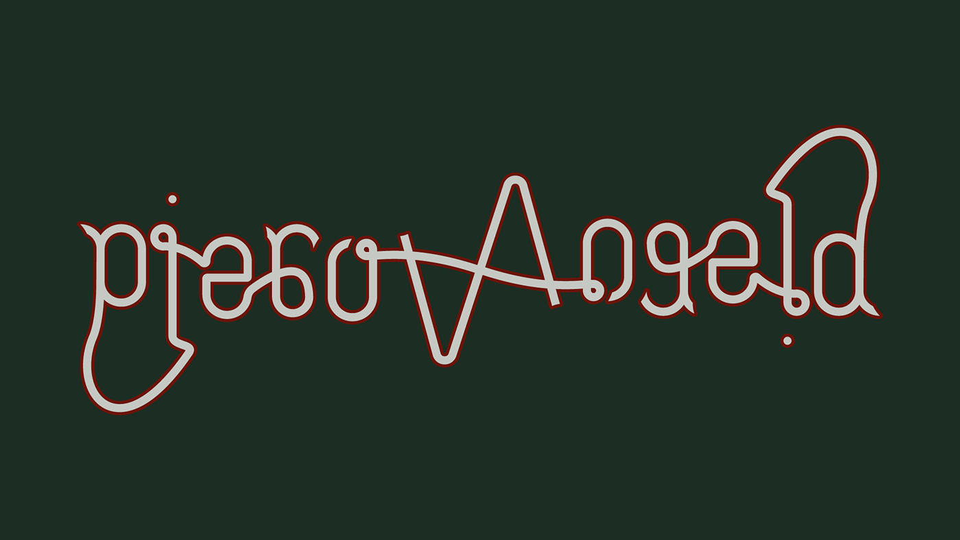adobe illustrator ambigram ambigramma design logo Logo Design piero angela quark ulisse vector