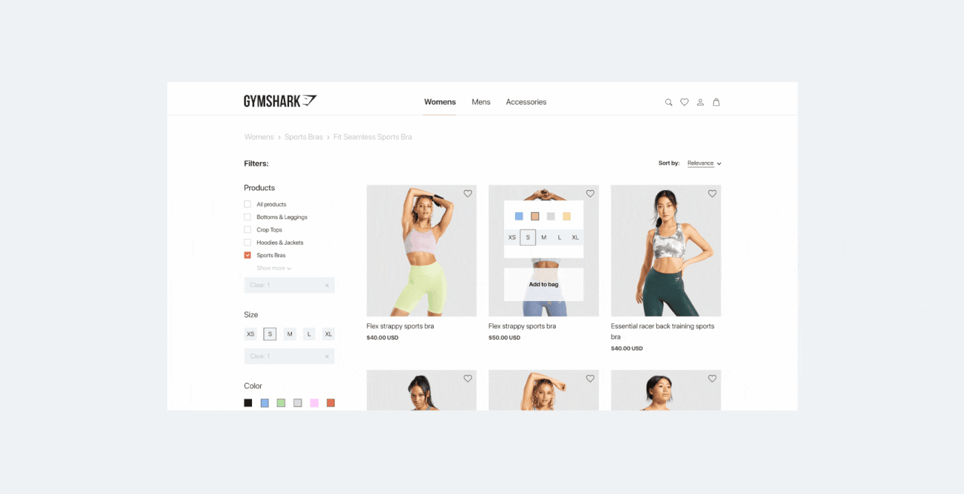 bright clothes e-commerce shop sports Sportswear store UI/UX Web Design  Website