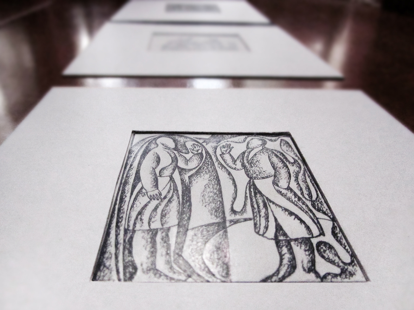 art ink image ILLUSTRATION  hand graphic Drawing  book bookplate exlibris