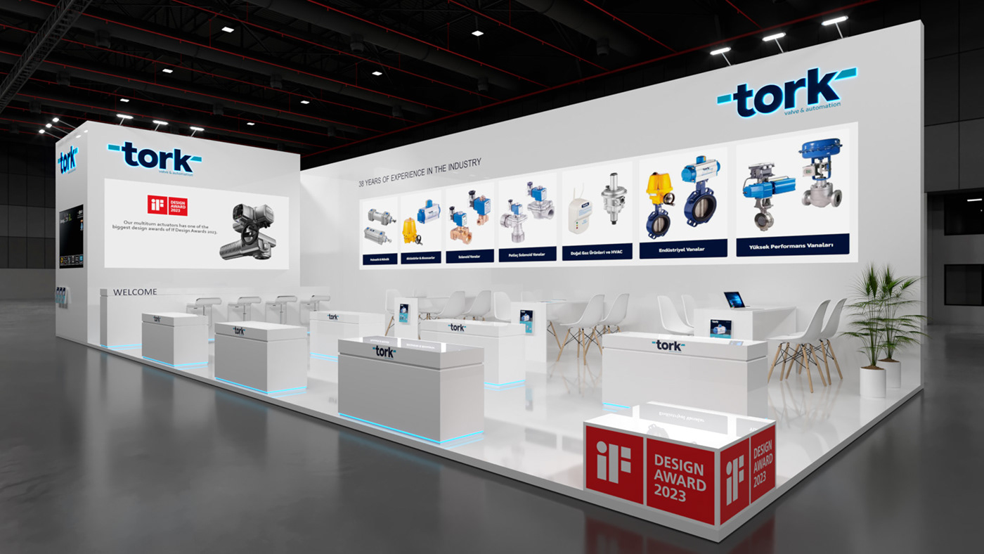 design Stand standesign booth expo Event #win eurasia 2023 Fair