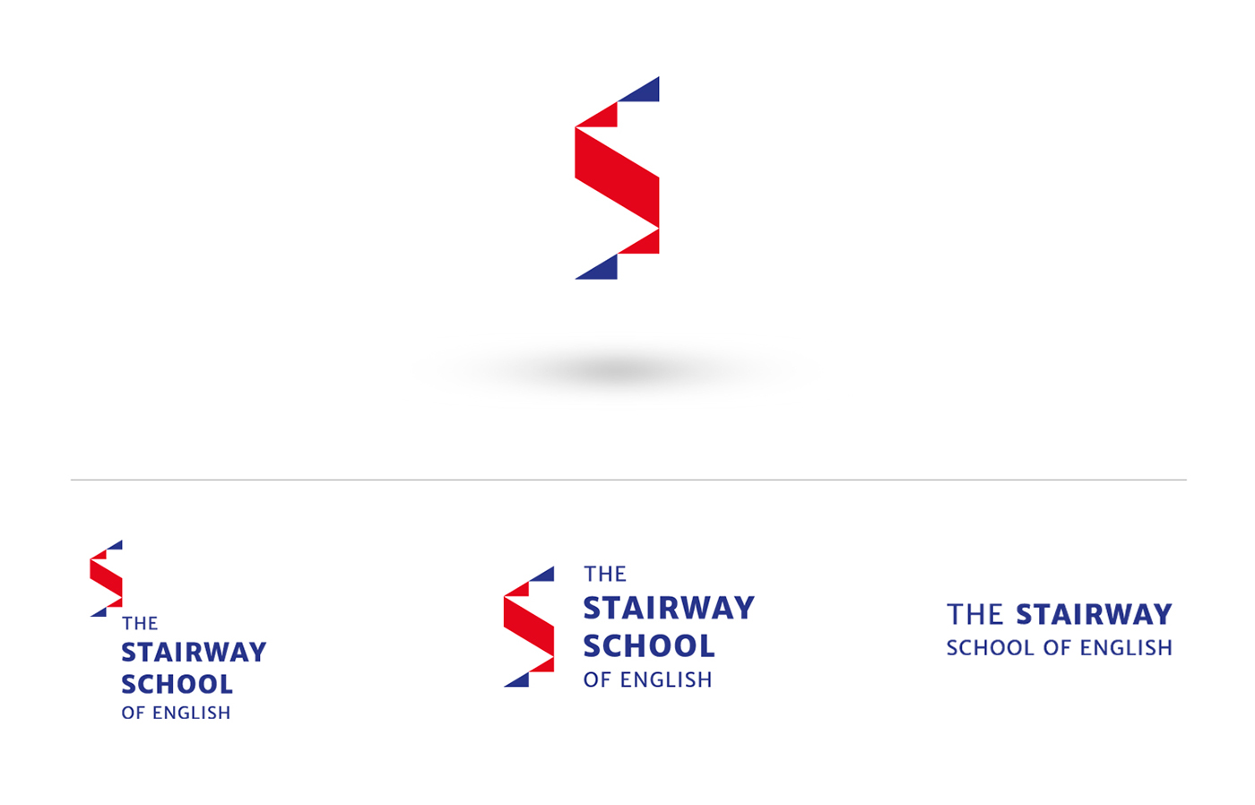 logo branding  school british english identity visual poster typography   Outdoor