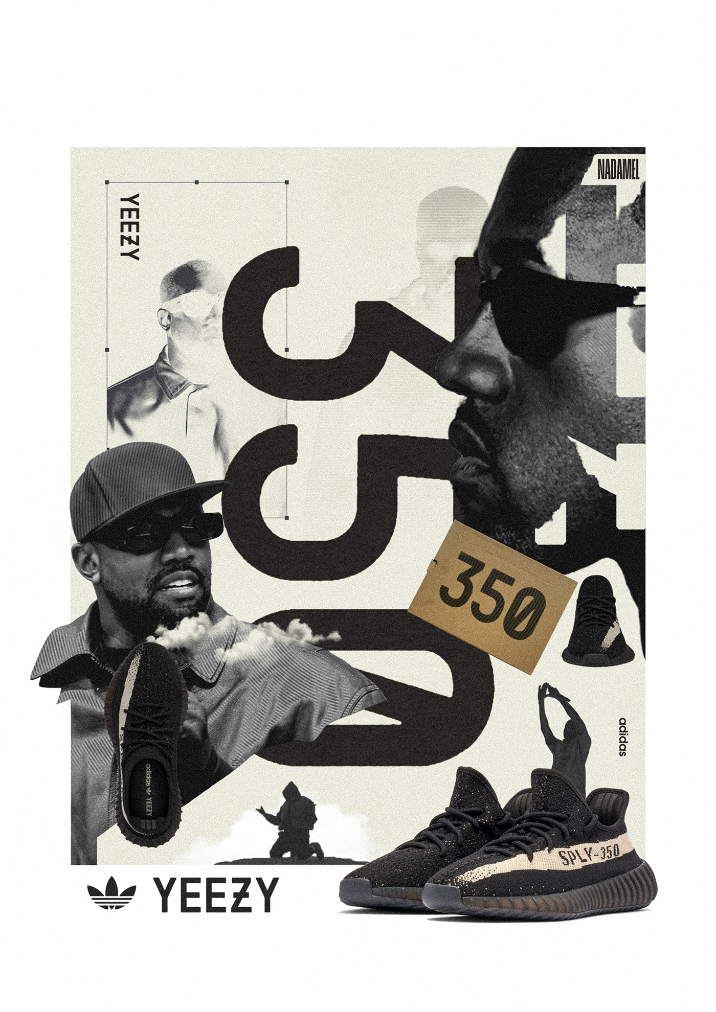graphics design Poster Design poster print photoshop Illustrator sneakers jordan adidas