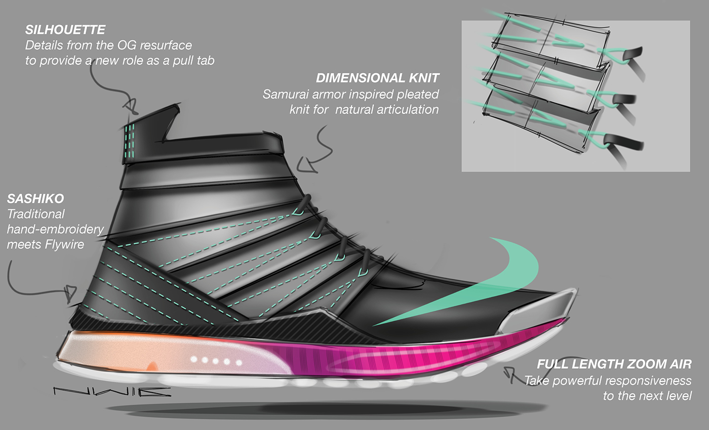 Nike footwear footweardesign Fashion  samurai adidas