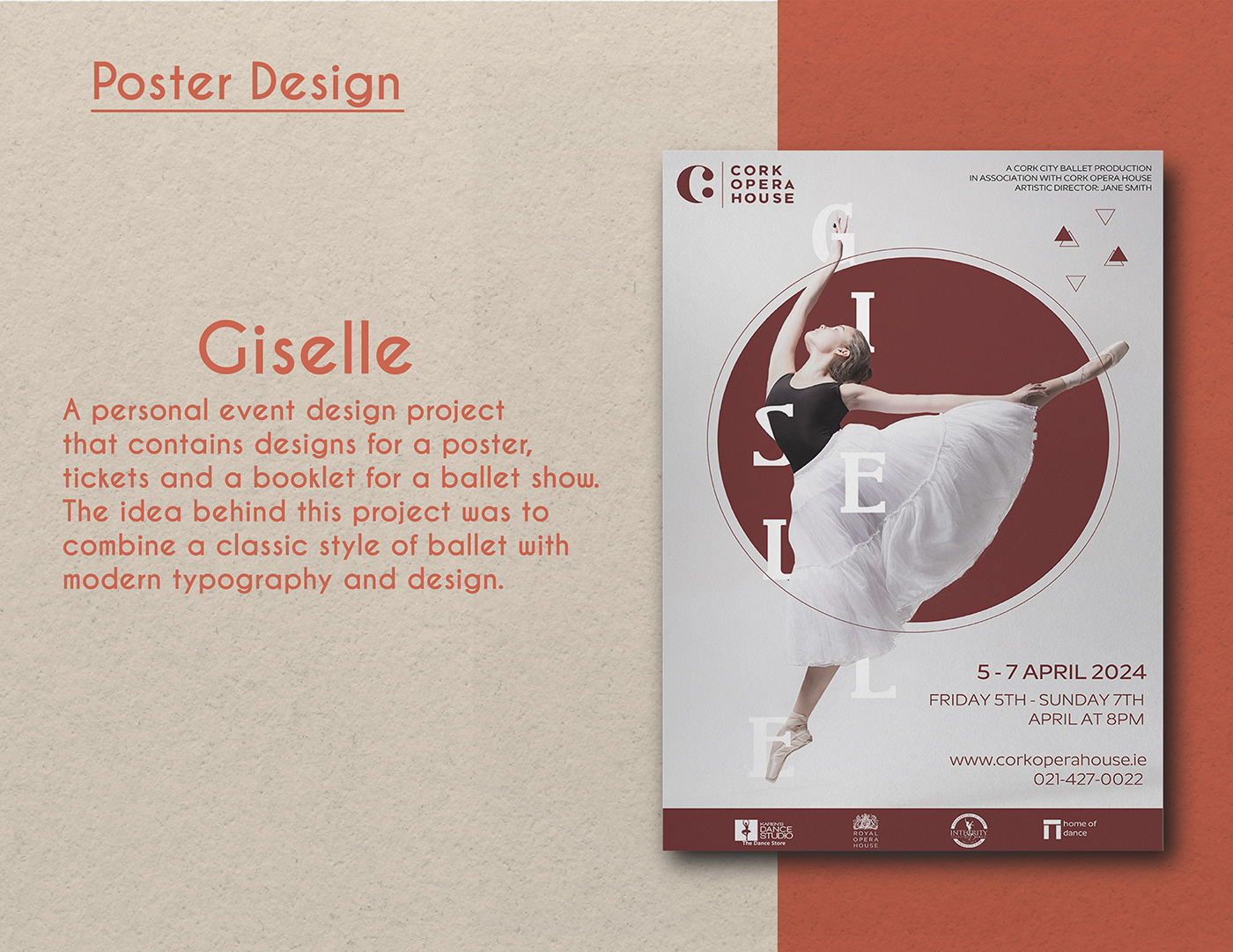 Event Poster Design graphic design  eventposter booklet design typography   adobe illustrator Advertising  Graphic Designer ballet moderndesign