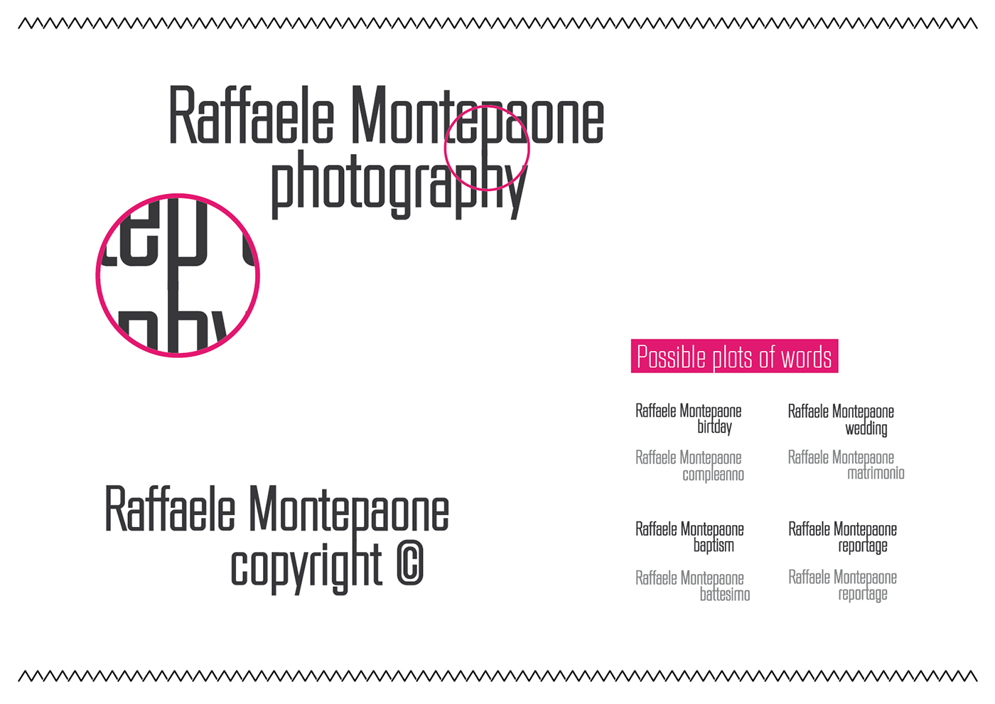 Logo Design logo brand logos montepaone raffaele montepaone Photography  Fotografia Black&white fotografo