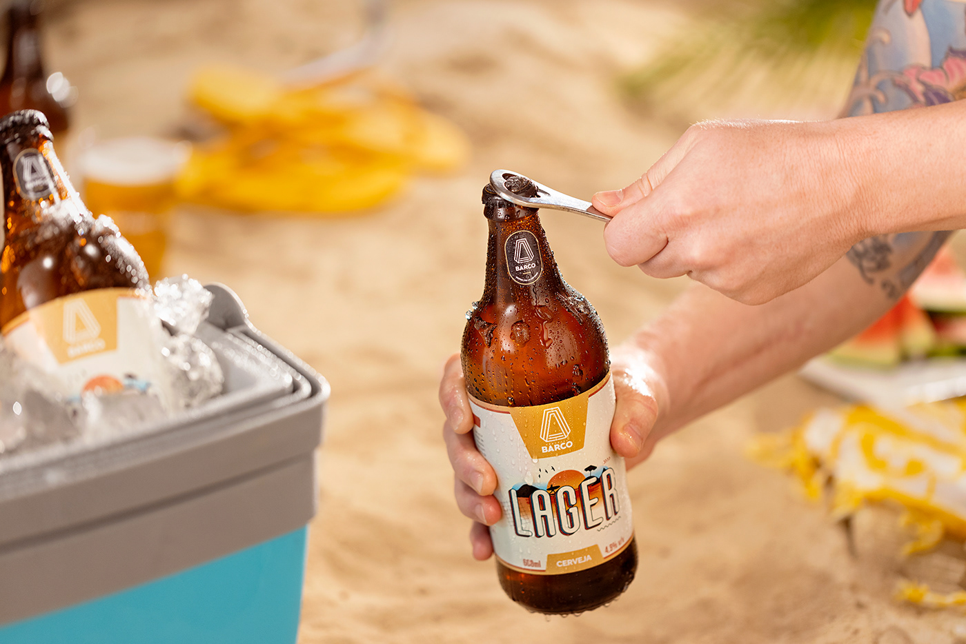 artesanal beach beer Bier cerveza Nature Ocean Packaging praia sea