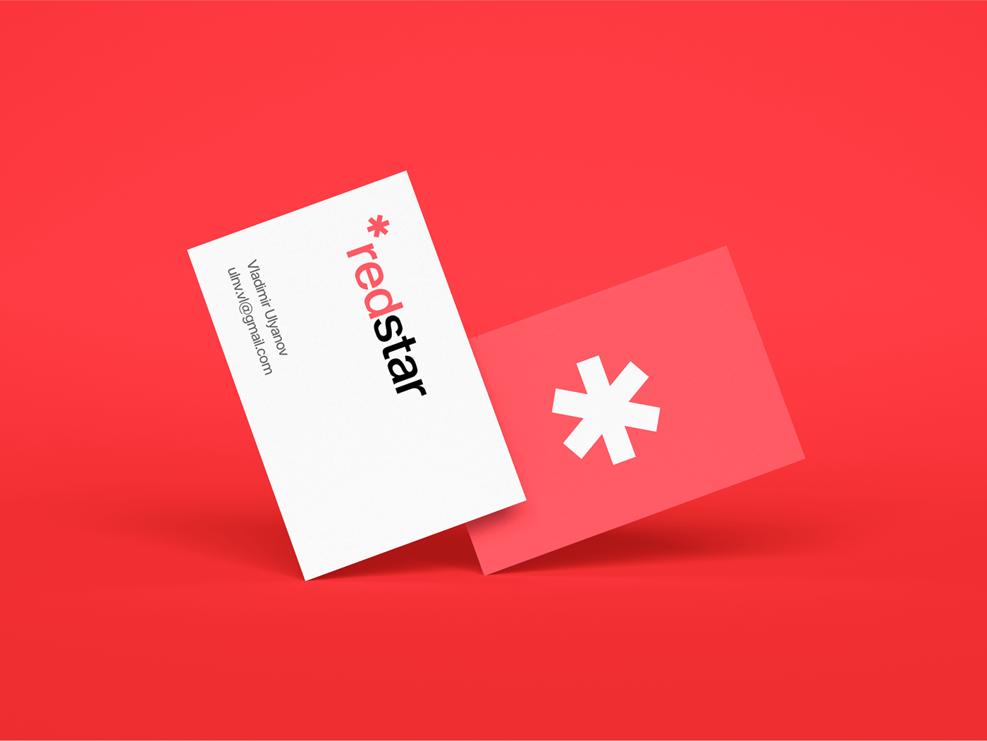 black and white branding  business card graphic design  identity logo paper red typography  