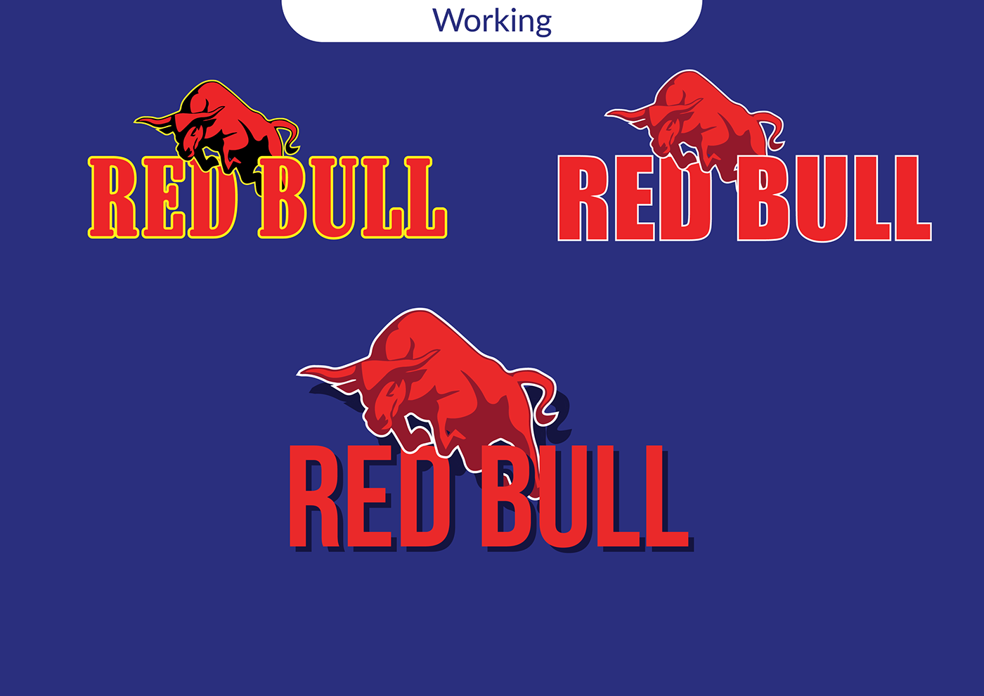 branding  logo Logo Design rebranding Red Bull Red bull rebranding redbull branding Redbull logo