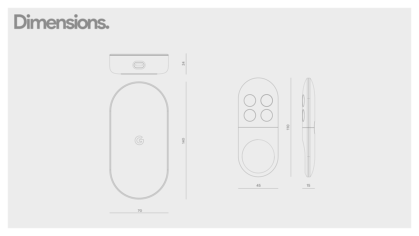 google chromecast Google Home Minimalism idustrial design product design concept keyshot
