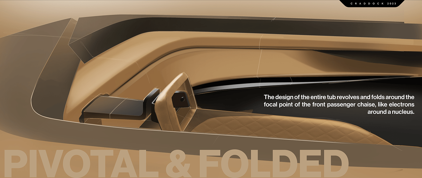 Automotive design cadillac car design CCS concept car industrial design  interior design  sketch Transportation Design