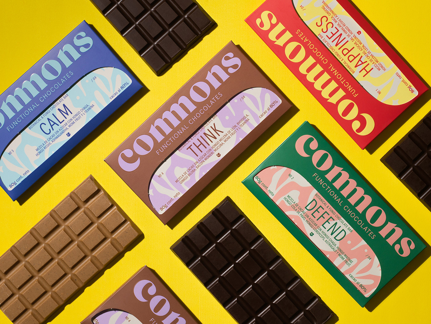 chocolate chocolate packaging Colourful  Food  graphic graphic design  Packaging packaging design typography   Wellness