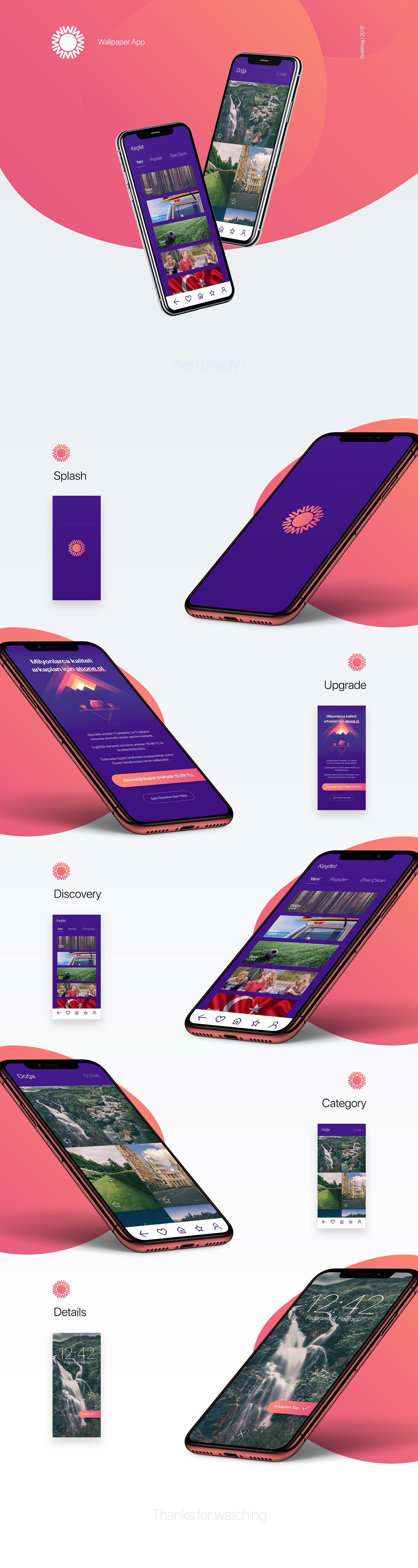 mobile app user interface UI user experience ux design wallpaper
