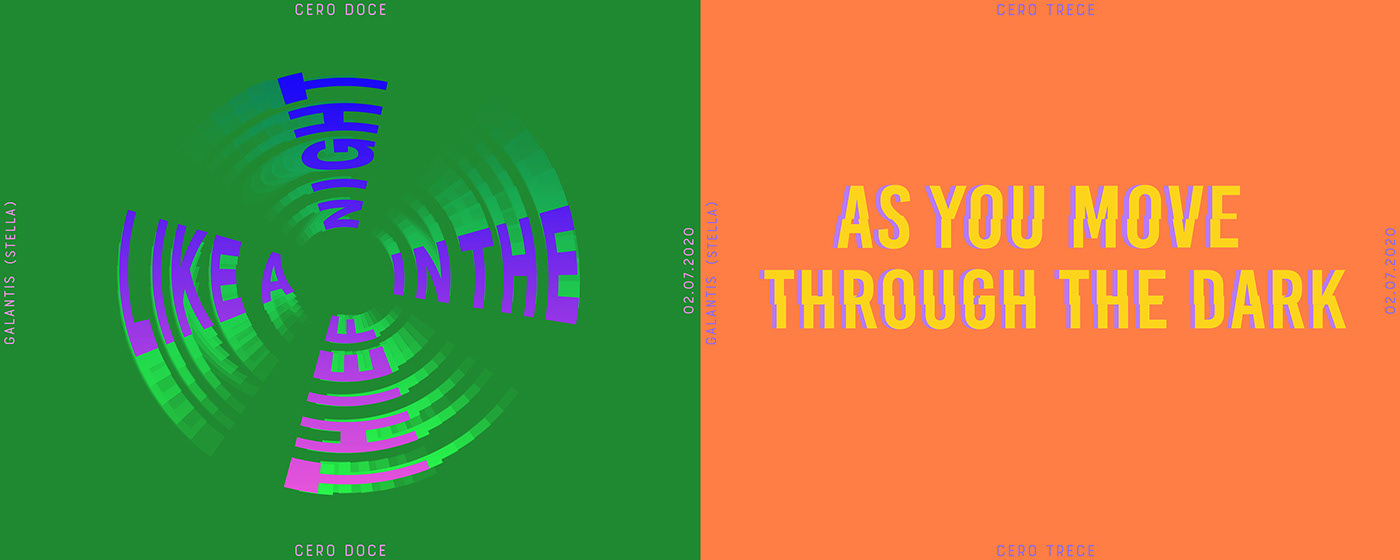 adobe animation  colors design interactive design Lyrics visual collage editorial surreal
