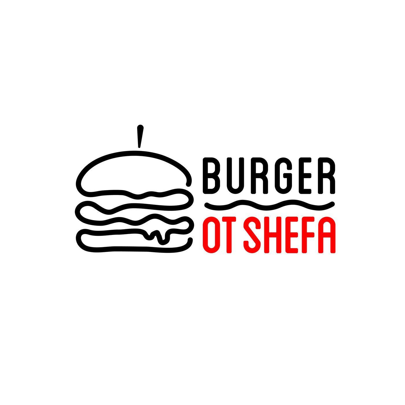 logo burger Logotype brand branding  fastfood Kraft hypster бургер логотип брендинг фастфуд