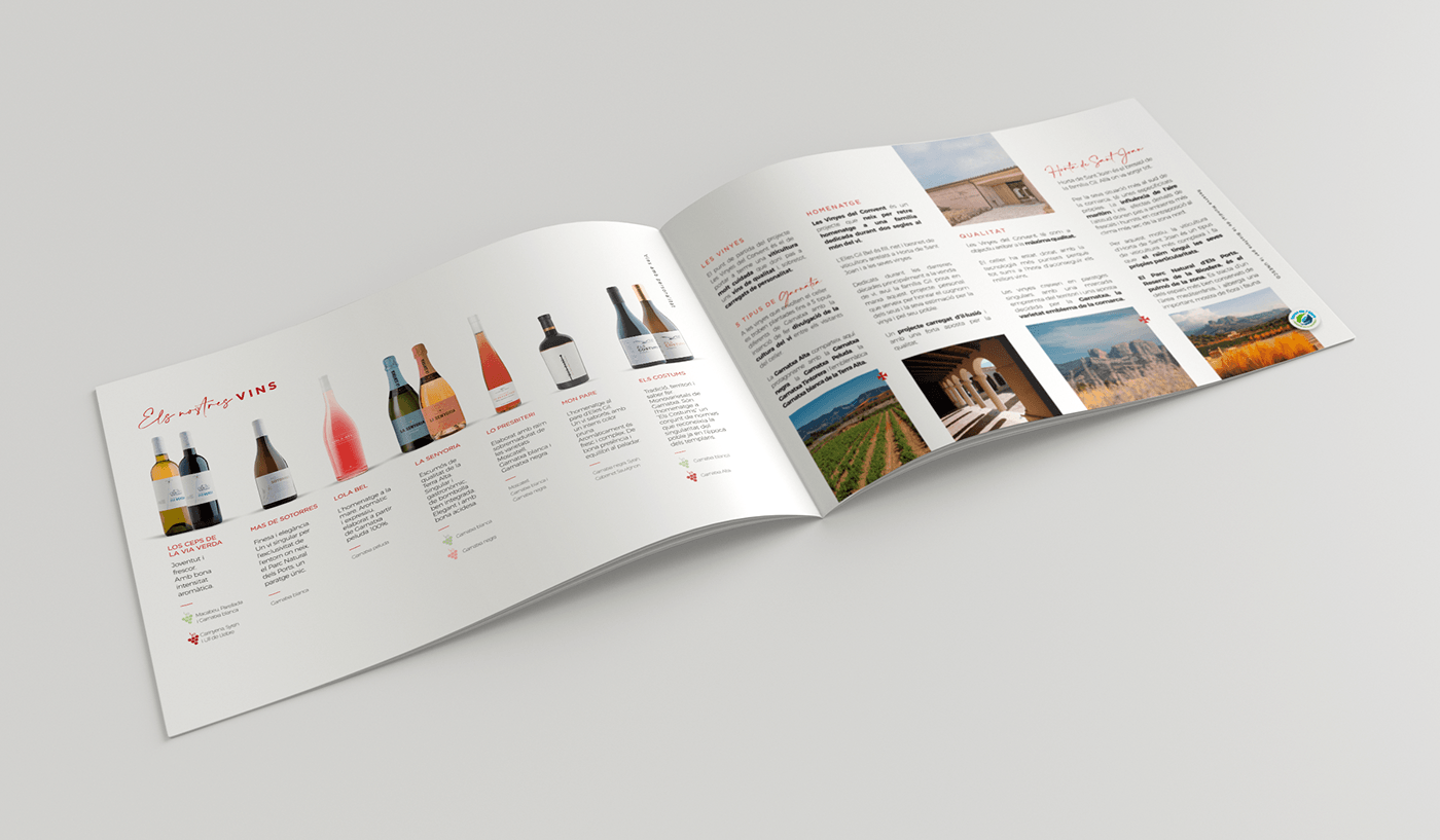 brochure catalog editorial Graphic Designer wine bodega diseño gráfico Branding Identity enoturismo producst design