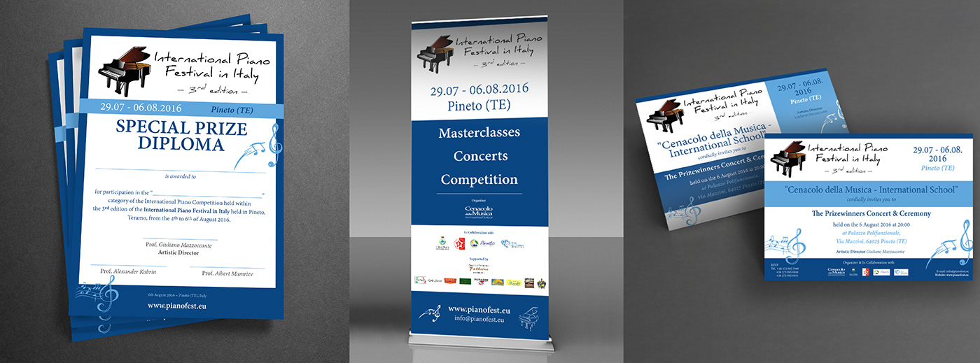 brochure Catalogue concert Events festival jazz music Piano Poster Design visual identity
